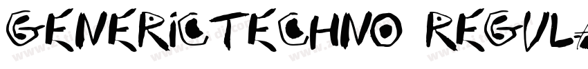 GenericTechno Regula字体转换